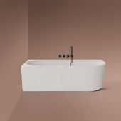 Oltens Hamnes 11010000 wanna narożna 160x75 cm owalna biała