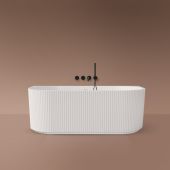 Oltens Hamnes 12025000 wanna przyścienna 160x75 cm prostokątna biała