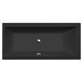 Polysan Cleo 9361121 wanna prostokątna 160x75 cm czarna