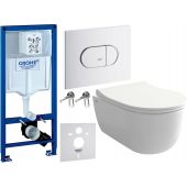 Zestaw Grohe Arena 38858SH0 + Grohe Rapid SL 38539001 + Bocchi V-Tondo 14170010129 + Bocchi V-Tondo A0336001