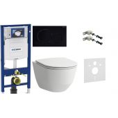 Zestaw Geberit Duofix 111815001 + Geberit 156050001 + Geberit Duofix 111320005 + Geberit Sigma 115770DW5 + Laufen Pro A H8669560000001