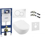 Zestaw Geberit Duofix 111815001 + Geberit 156050001 + Geberit Duofix 111320005 + Geberit Sigma 115770115 + Villeroy & Boch Subway 2.0 5614R2R1