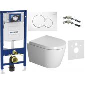 Zestaw Geberit Duofix 111815001 + Geberit 156050001 + Geberit Duofix 111320005 + Geberit Sigma 115770115 + Duravit ME by Starck 0020190000 + Duravit ME by Starck 2530090000