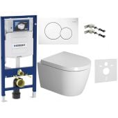 Zestaw Geberit Duofix 111815001 + Geberit 156050001 + Geberit Duofix 111320005 + Geberit Sigma 115770115 + Duravit ME by Starck 0020190000 + Duravit ME by Starck 2530092000