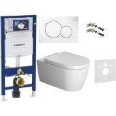 Zestaw Geberit Duofix 111815001 + Geberit 156050001 + Geberit Duofix 111320005 + Geberit Sigma 115770115 + Duravit ME by Starck 0020090000 + Duravit ME by Starck 2529092000