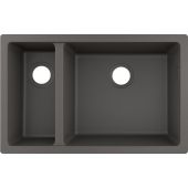 Hansgrohe S 51 43433290 zlewozmywak granitowy 71x45 cm szary/grafitowy/onyx