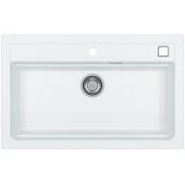 Alveus Atrox 1140443 zlewozmywak granitowy 79x50 cm biały