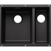 Blanco Subline 340/160-U 527818 zlewozmywak granitowy 55.5x46 cm czarny