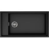 Elleci Dialogo LKD36086 zlewozmywak granitowy 86x46 cm czarny