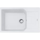 Franke Urban 1140687280 zlewozmywak granitowy 78x50 cm biały