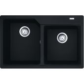 Franke Urban 1140687311 zlewozmywak granitowy 78x50 cm czarny