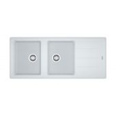 Franke Basis 1140676264 zlewozmywak granitowy 116x50 cm biały