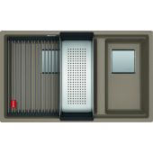 Franke Kanon 1250528637 zlewozmywak granitowy 76x46 cm brązowy