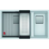 Franke Kanon 1250528638 zlewozmywak granitowy 76x46 cm biały