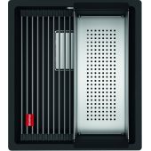 Franke Kanon 1250633001 zlewozmywak granitowy 42x37 cm czarny