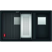 Franke Kanon 1250633004 zlewozmywak granitowy 76x46 cm czarny