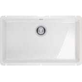 Franke KubusX 1260738294 zlewozmywak ceramiczny 70.5x40 cm biały