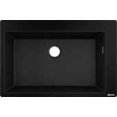 Hansgrohe S 51 43313170 zlewozmywak granitowy 77x51 cm czarny