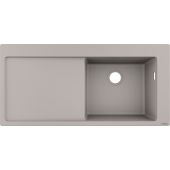 Hansgrohe S 51 43314380 zlewozmywak granitowy 74.5x41.5 cm szary/grafitowy/onyx