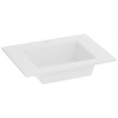 LaVita Tulsa 5900378335047 umywalka 61x46.5 cm prostokątna meblowa biała