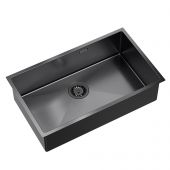Quadron Anthony MF7444PVDBST1 zlewozmywak stalowy z syfonem 74x44 cm grafit