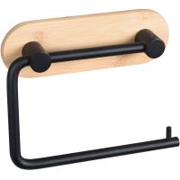 BISK Umbra 08056 uchwyt na papier toaletowy czarny-drewno