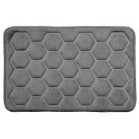 Hyggli Rock 70117 dywanik łazienkowy 60x40 cm prostokątny szary