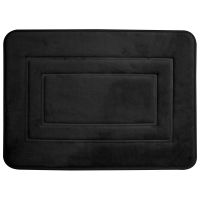 Duschy San Remo dywanik łazienkowy 60x40 cm prostokątny czarny 766-20