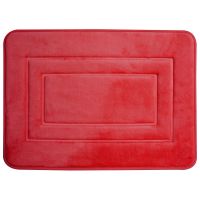 Duschy San Remo dywanik łazienkowy 60x40 cm prostokątny czerwony 766-80