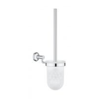 Grohe Essentials Authentic 40658001 szczotka toaletowa ścienna starlight chrome