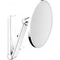 Keuco Cosmetic mirrors 17612059006 lusterko kosmetyczne 21.2x31.8 cm okrągłe z oświetleniem nikiel