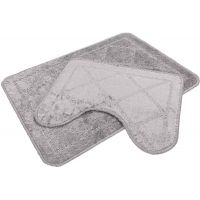 Multi-Decor Malaga 508321 dywanik łazienkowy x cm prostokątny szary