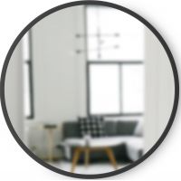 Umbra Hub 1008243040 lustro 61x61 cm okrągłe czarny