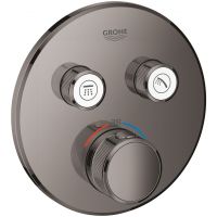 Grohe Grohtherm SmartControl 29119A00 bateria wannowo-prysznicowa podtynkowa termostatyczna hard graphite