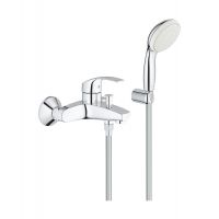 Grohe Eurosmart 3330220A bateria wannowo-prysznicowa ścienna starlight chrome