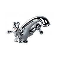 Kfa Retro 37284500 bateria umywalkowa stojąca chrom