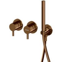 Kohlman Axel Brushed Copper QW260ABC bateria wannowo-prysznicowa podtynkowa miedź