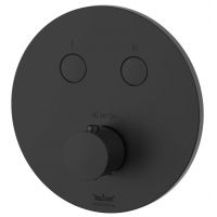 Kronenbach Smart Push 19044002SM bateria wannowo-prysznicowa podtynkowa termostatyczna czarna