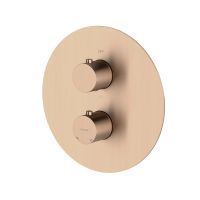 Oltens Katla 34600610 bateria wannowo-prysznicowa podtynkowa z termostatem miedź szczotkowana