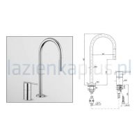 Zucchetti Spin ZX3267 bateria kuchenna chrom