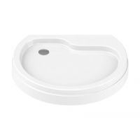 New Trendy Rondo B0074 brodzik półokrągły 100x85 cm