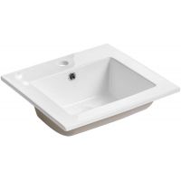 Comad CFP9048R umywalka 42x42 cm kwadratowa meblowa biała