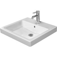 Duravit Vero 03155000001 umywalka 50x46.5 cm prostokątna wpuszczana biała