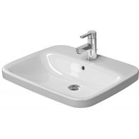 Duravit DuraStyle 03746200001 umywalka 61.5x49.5 cm prostokątna wpuszczana biała