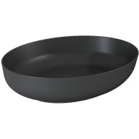 Elita Rika 145004 umywalka 52x39.5 cm owalna nablatowa antracyt