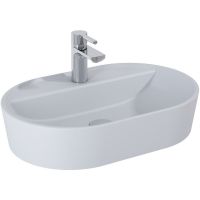 Elita Babette RE040620017040 umywalka 61.2x41.2 cm owalna nablatowa