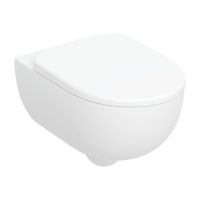 Geberit Selnova Premium 502793001 miska wc z deską wolnoopadającą wisząca bez kołnierza biały połysk
