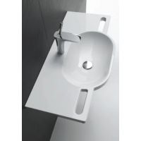 Hewi 95011201 umywalka 85x41.5 cm ścienna dla niepełnosprawnych biała