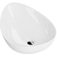 LaVita Migdał 5900378334200 umywalka 58x41 cm owalna biały