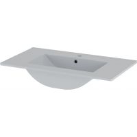Megstyl Arica 3186 umywalka 81x46.5 cm prostokątna wpuszczana biała